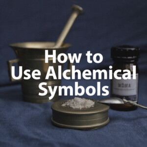 How to use Alchemical Symbols